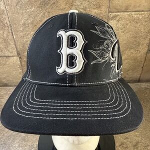 UCLA Bruins AFTERMATH Black Hat Cap Embroidered S/M Top Of The World NWOT